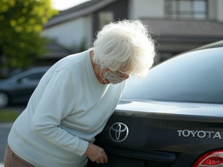 Tod nach Unfall auf Parkplatz vor  Seniorenresidenz
