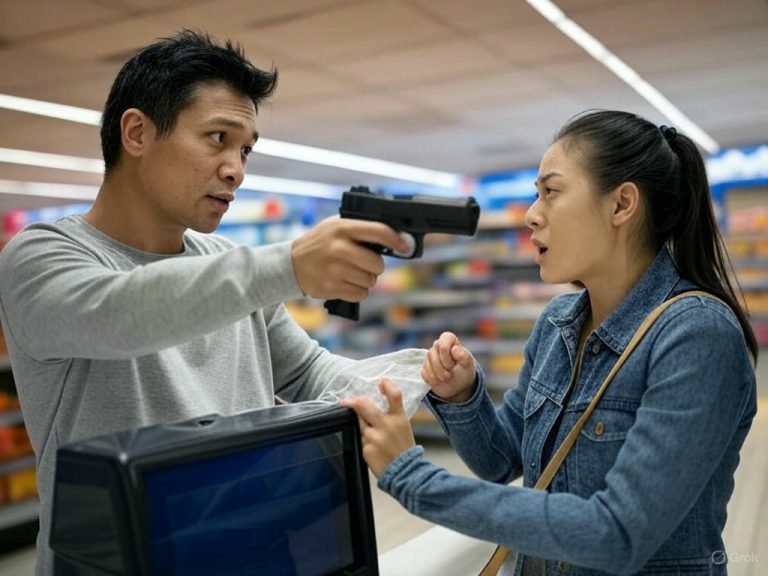 Oeynhausen: bewaffneter Ausländer überfällt Supermarkt