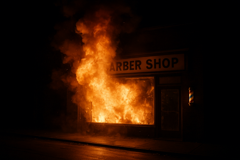 Gewalt im Migranten-Millieu: Explosion in Barbershop