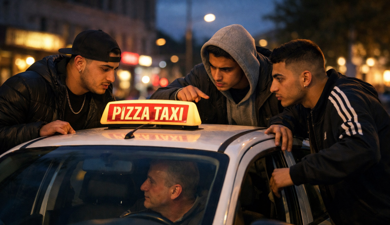 Folgenschwerer Raubüberfall von „Jugendgruppe“ auf Pizzataxi